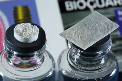 SET: BioGap/Биоимплант ГАП крошка 0,3см³ + BioGuard/Биоматрикс мембрана стандартная 15х25мм